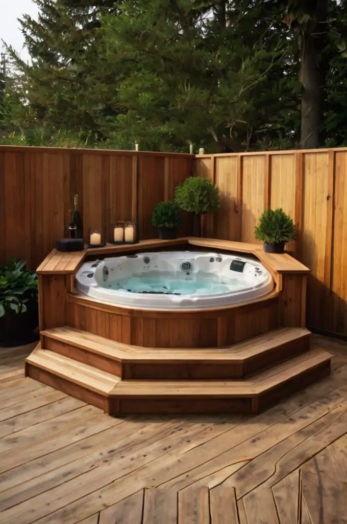 Wooden Deck Surround