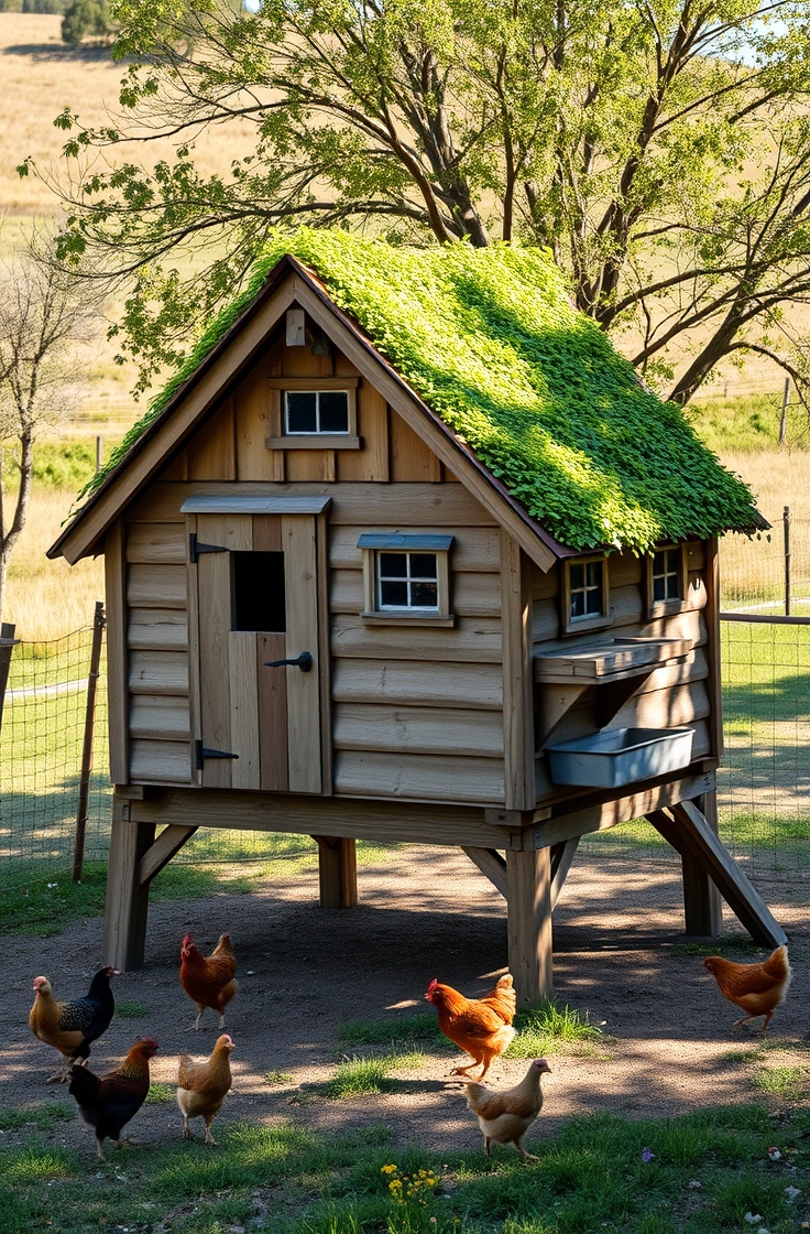 A-Frame Chicken Coop