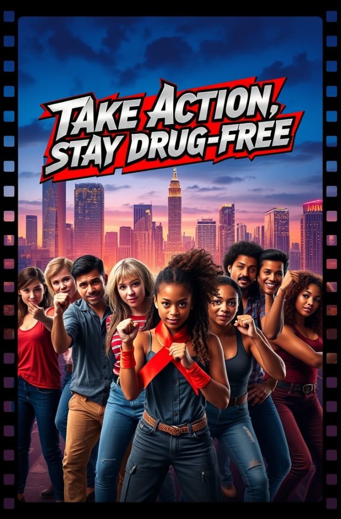 Action Films: "Take Action, Stay Drug-Free"