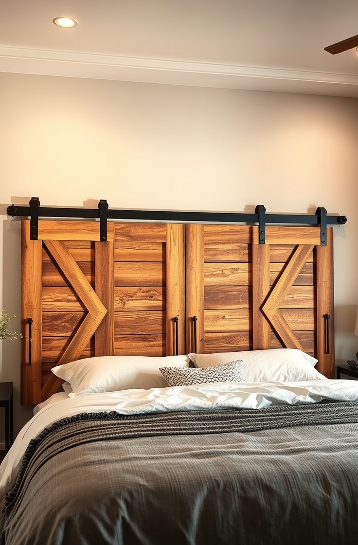 Barn Door Headboard