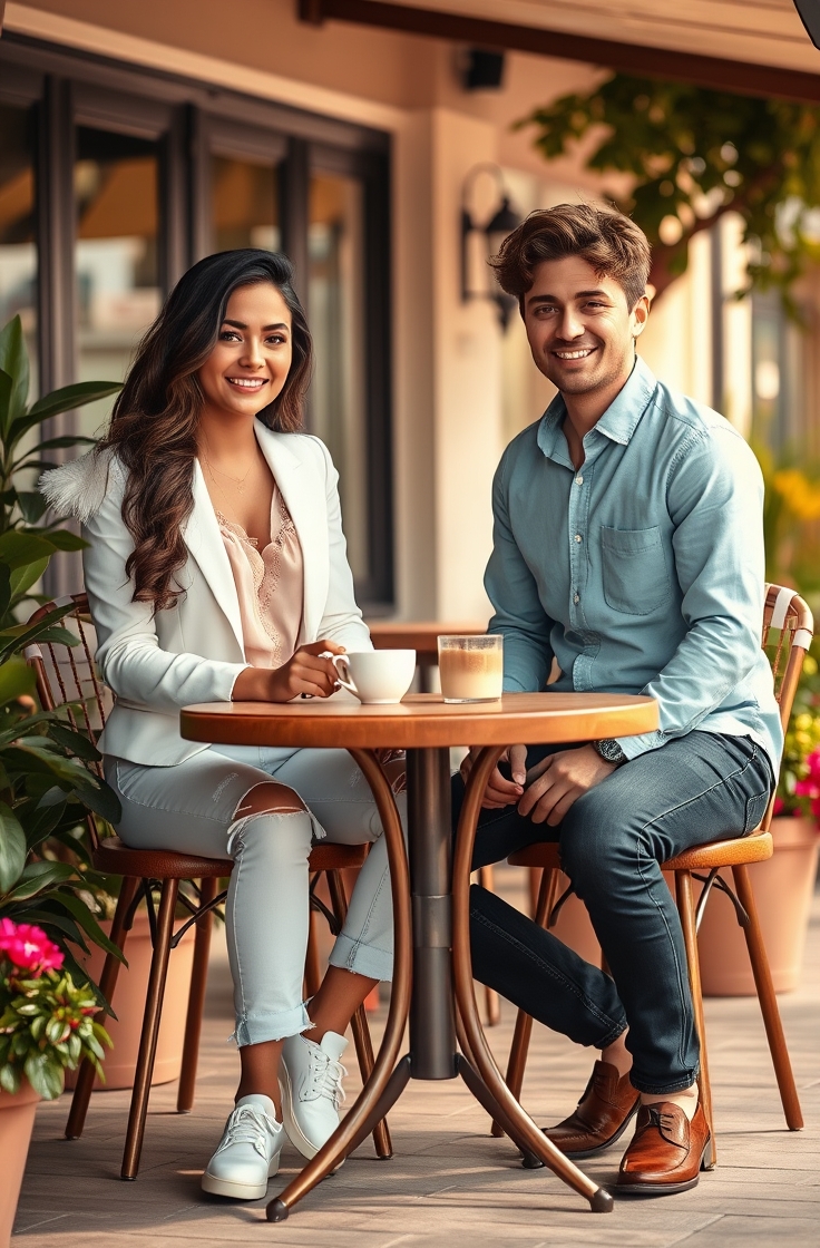 Casual Coffee Date Chic