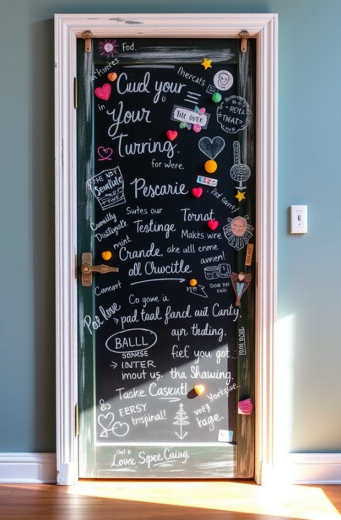 Create a Chalkboard Door