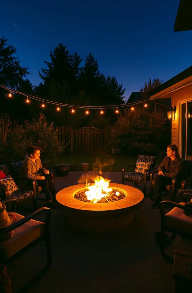 Fire Pit Lighting for a Cozy Atmosphere