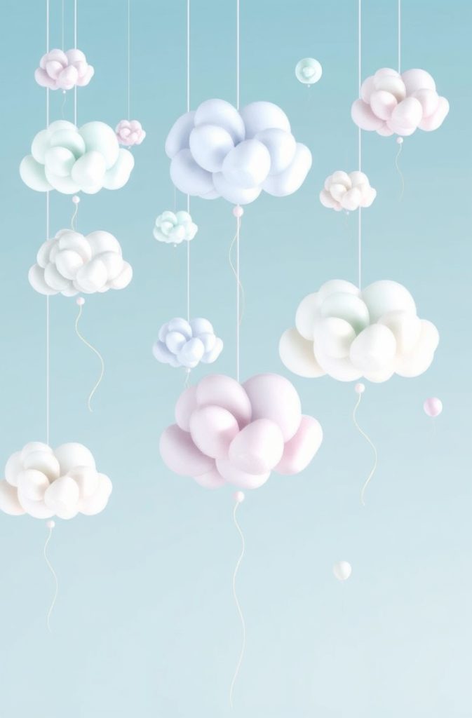 Hanging Balloon Clouds