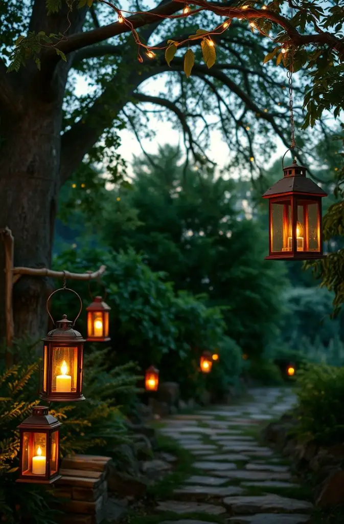 Lanterns for Rustic Charm