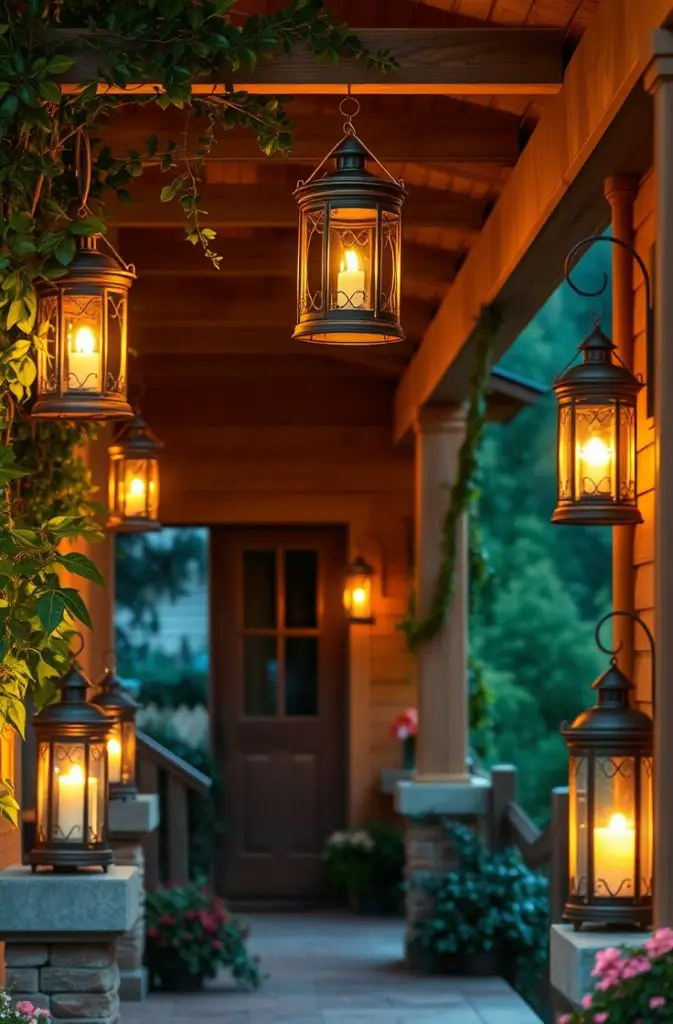 Lanterns for a Rustic Touch