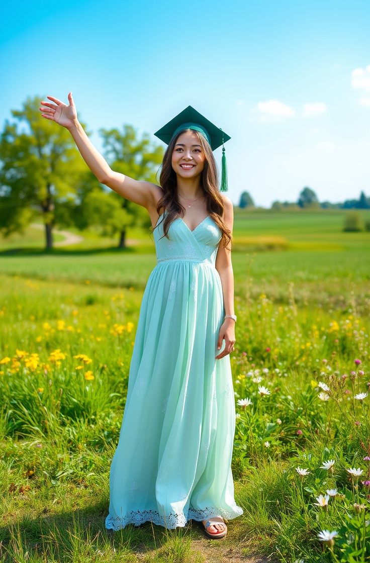 Maxi Dress for Outdoor Ceremonies