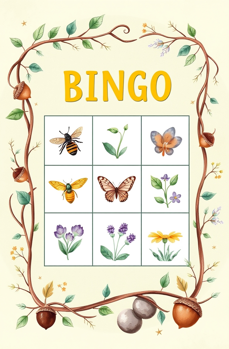 Nature-Themed Bingo