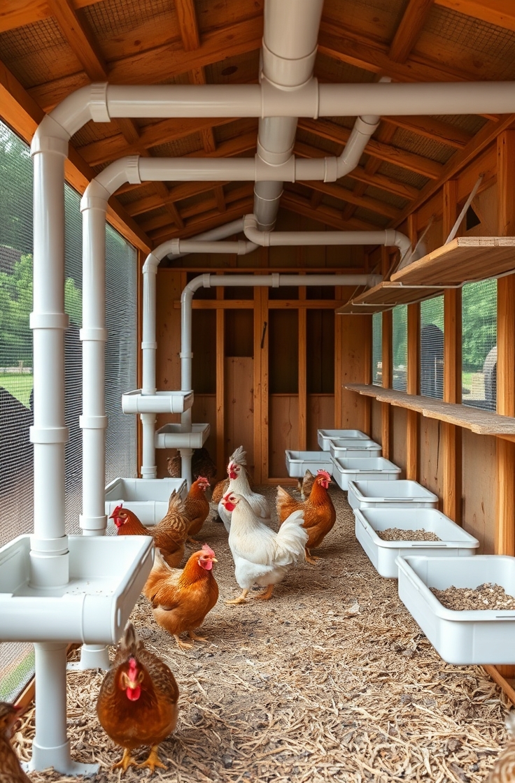 PVC Pipe Coop