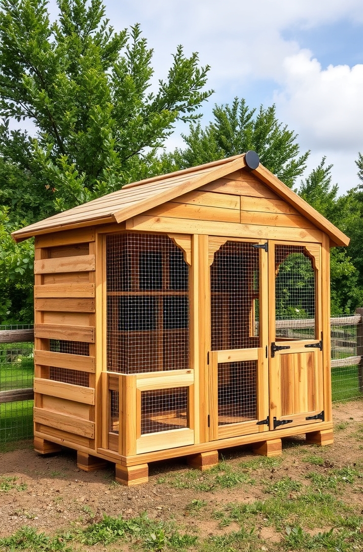 A-Frame Chicken Coop