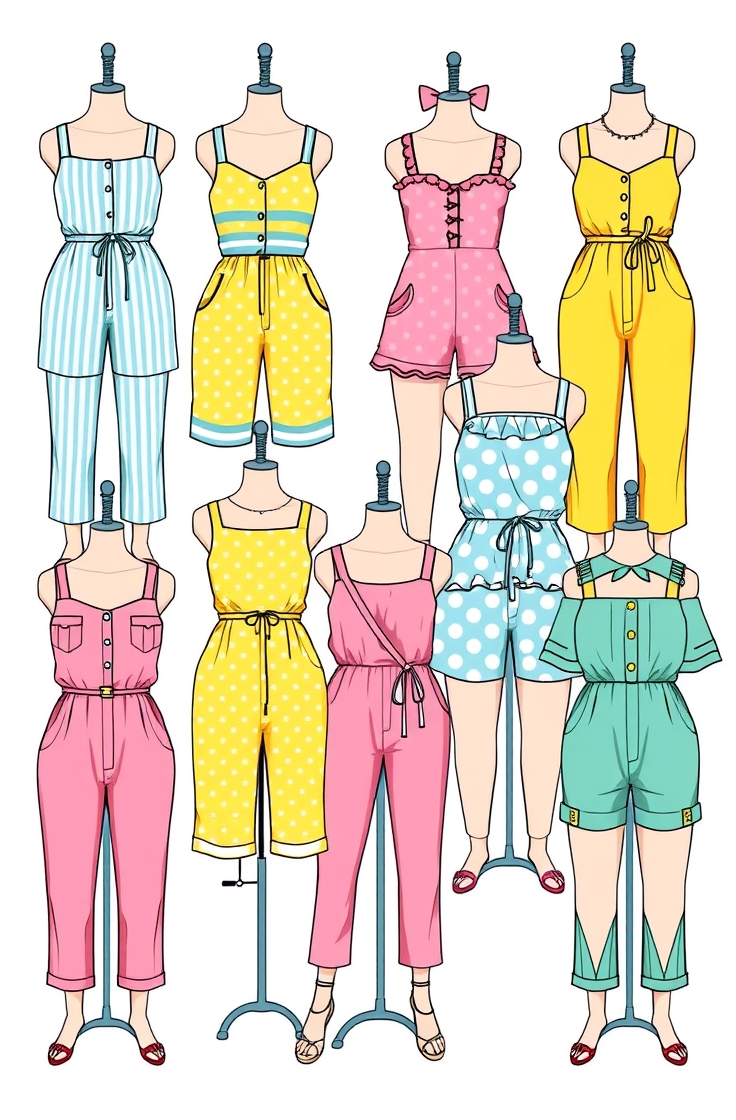 Playful Jumpsuits and Rompers