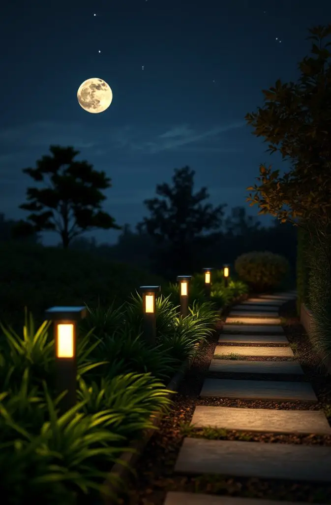 Solar-Powered Step Lights