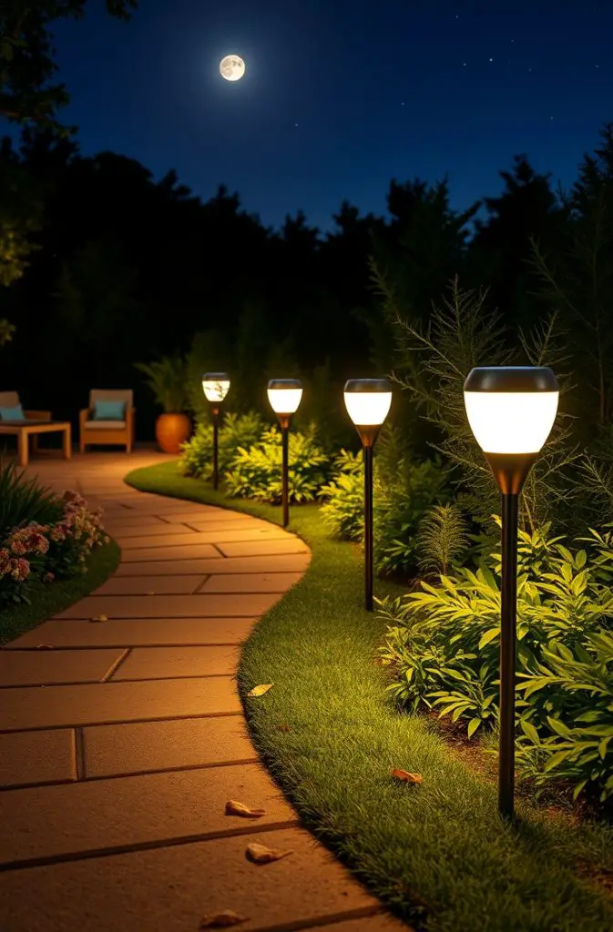 Solar Stake Lights for Pathways