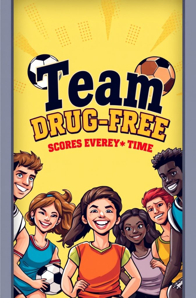 Sports Movies: "Team Drug-Free Scores Every Time"