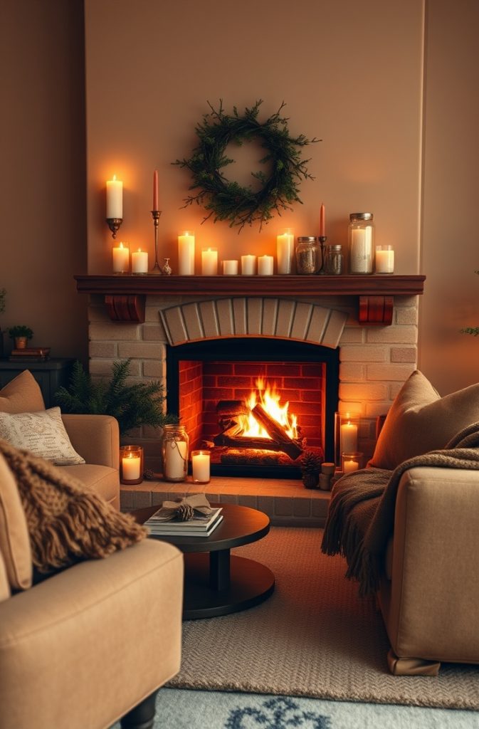 Use Candles for a Cozy Glow