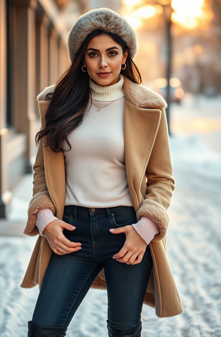 Winter Layers Warm and Chic