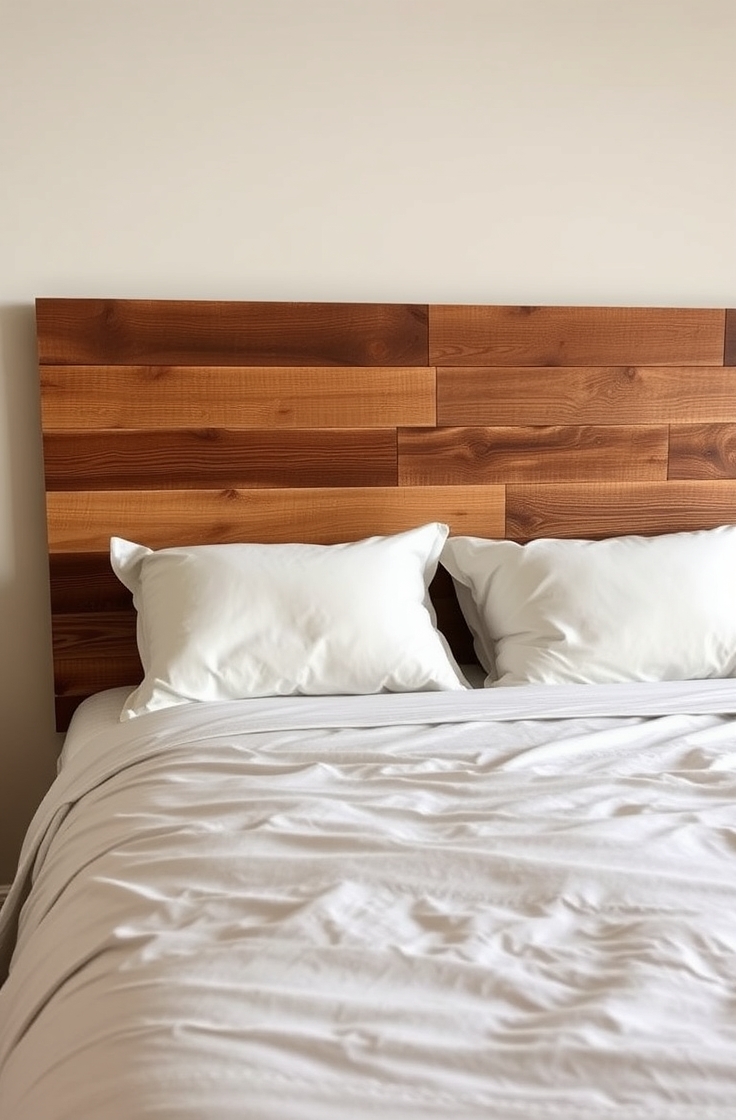 Wooden Plank Headboard