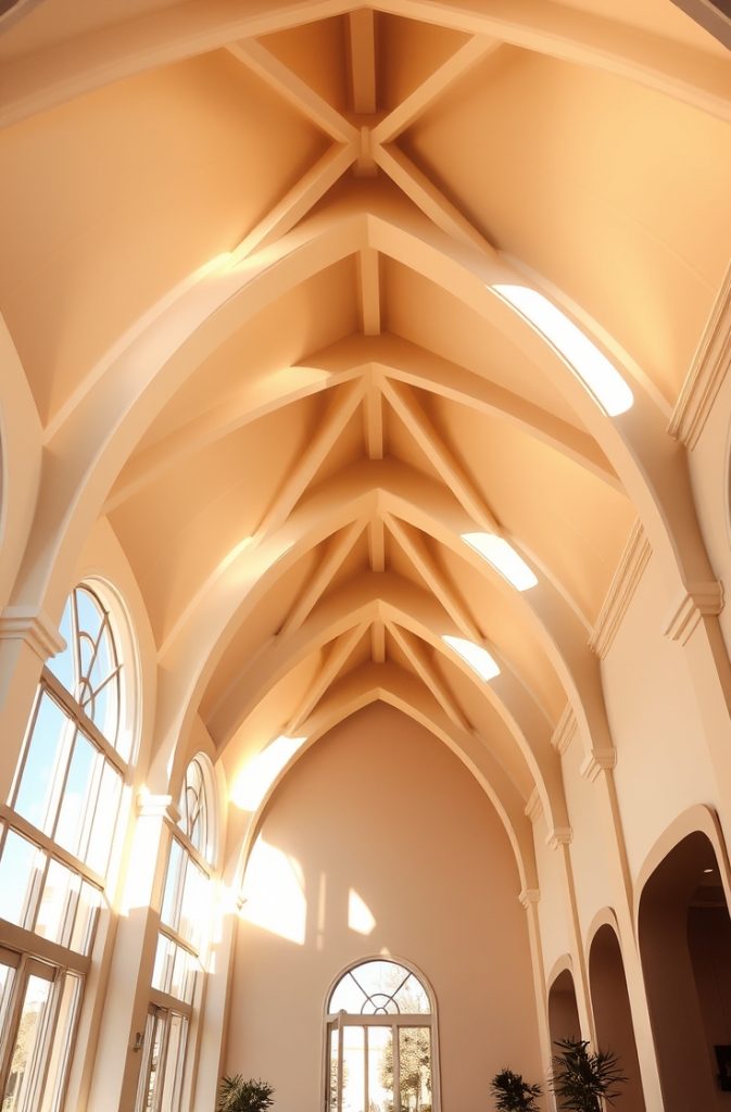 Arched Beams for Architectural Interest