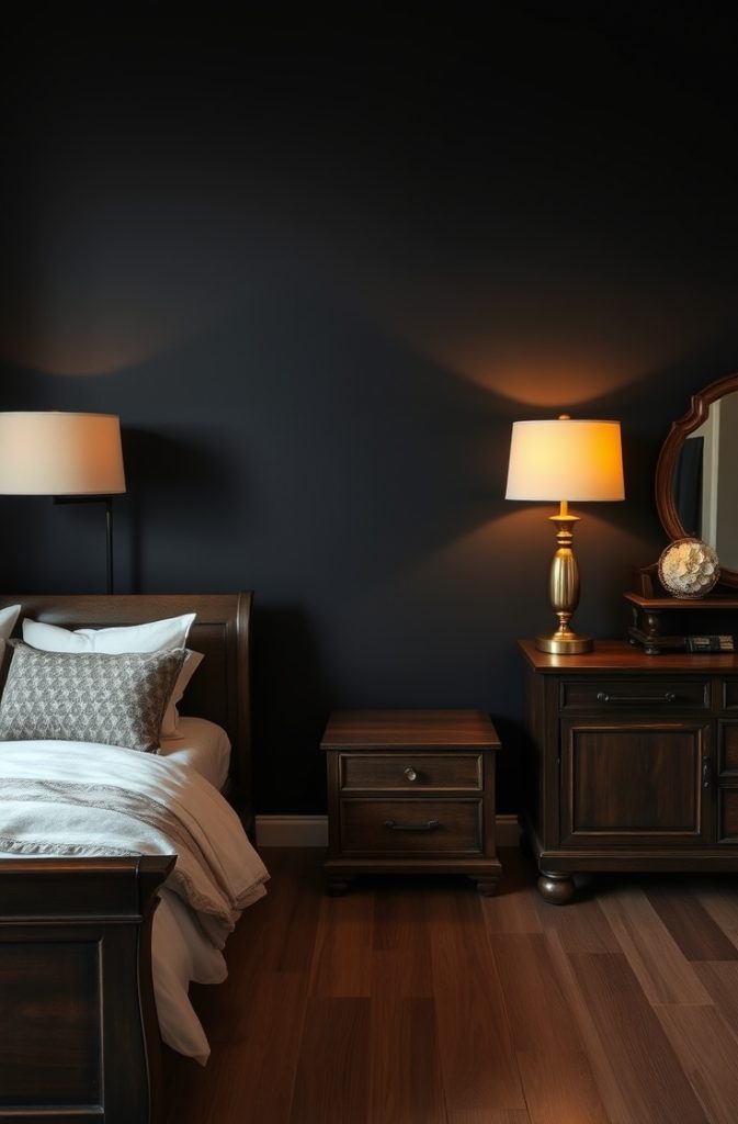 Black Accent Wall