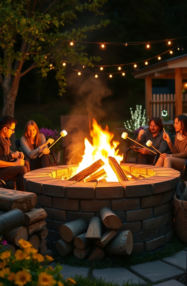 Brick Fire Pit