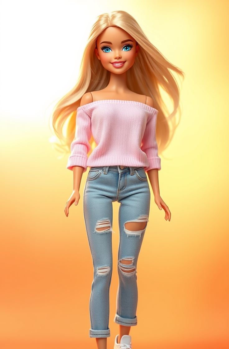 Casual Barbie Look