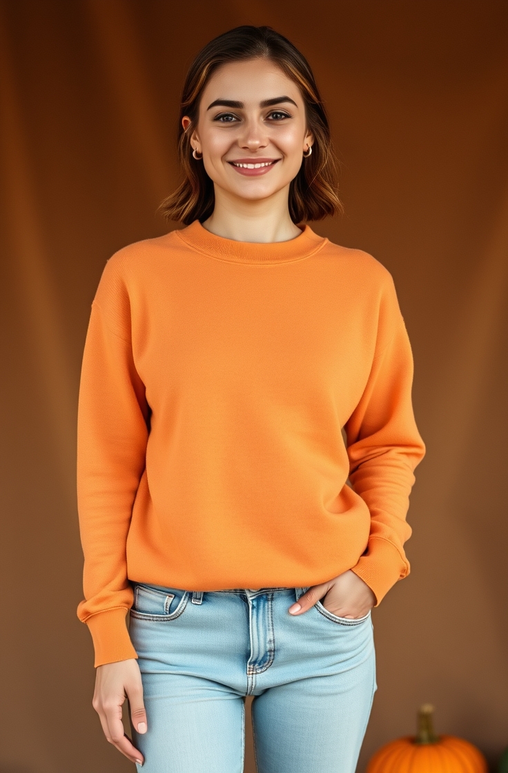 Classic Sweater and Jeans