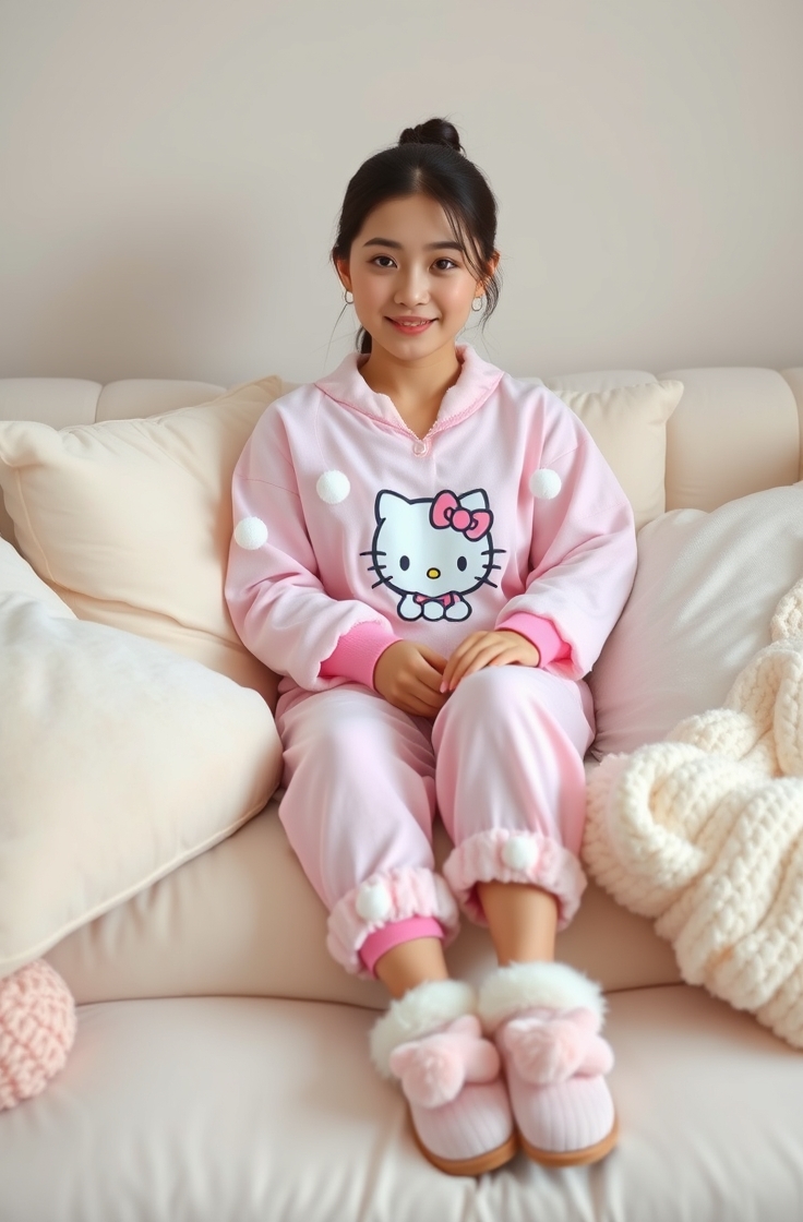 Cozy Kawaii Pajama Look