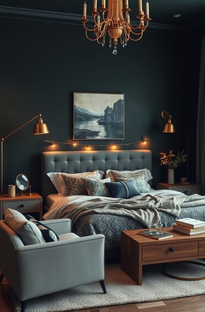 Dark Green or Deep Blue for a Pop of Color