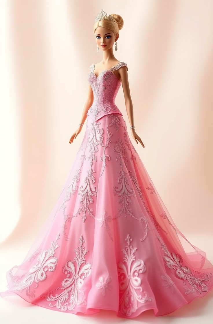 Elegant Pink Gown