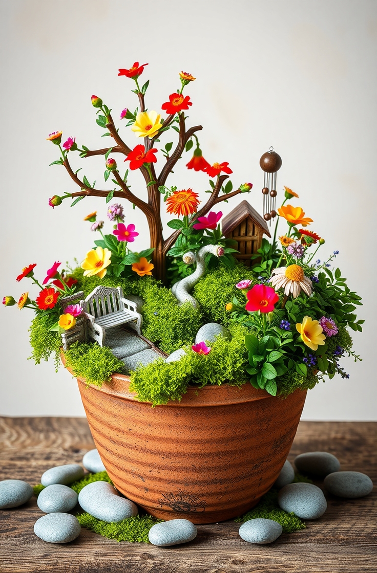 Fairy Garden in a Pot