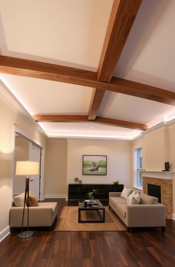 Faux Beams for an Affordable Solution