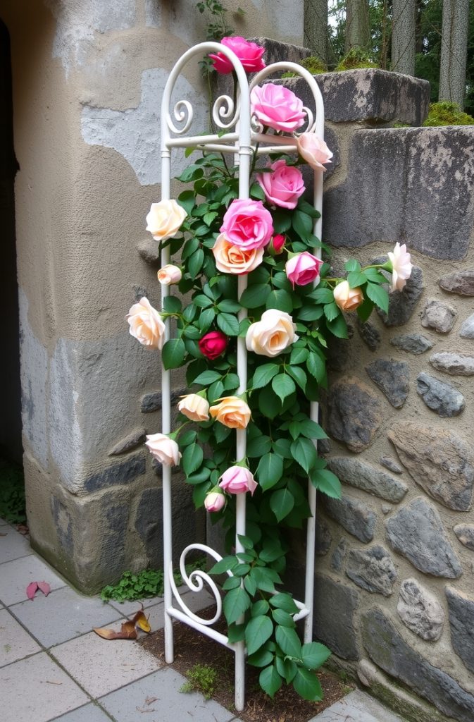 Miniature Trellis for Climbing Blooms
