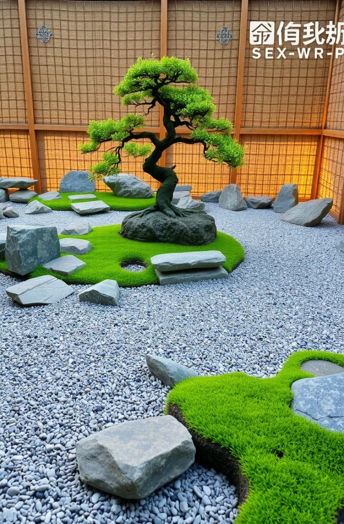 zen rock garden