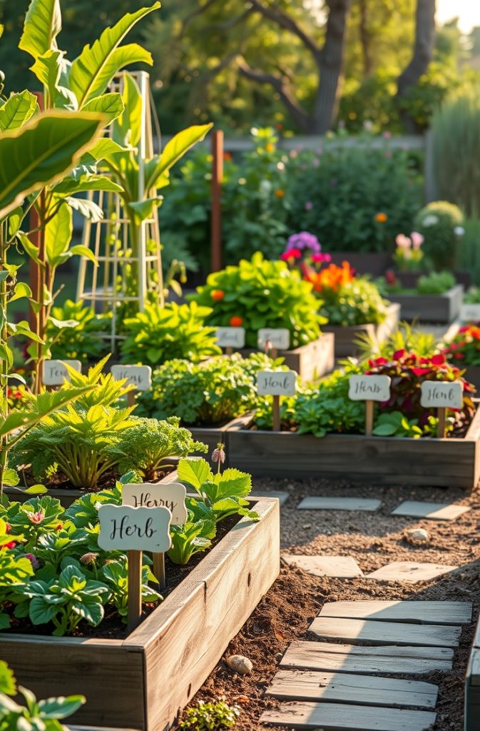 Herb and Vegetable Garden for Practicality