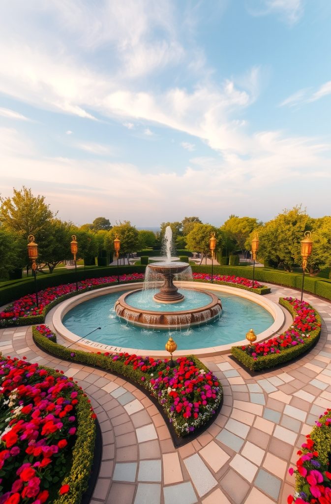 Circular Garden for a Unique Look