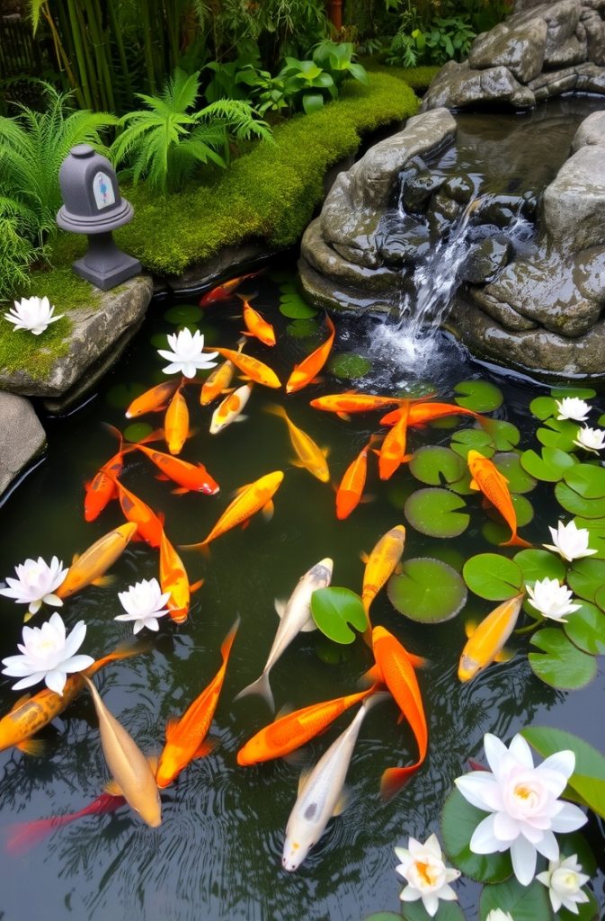 Tranquil Koi Pond