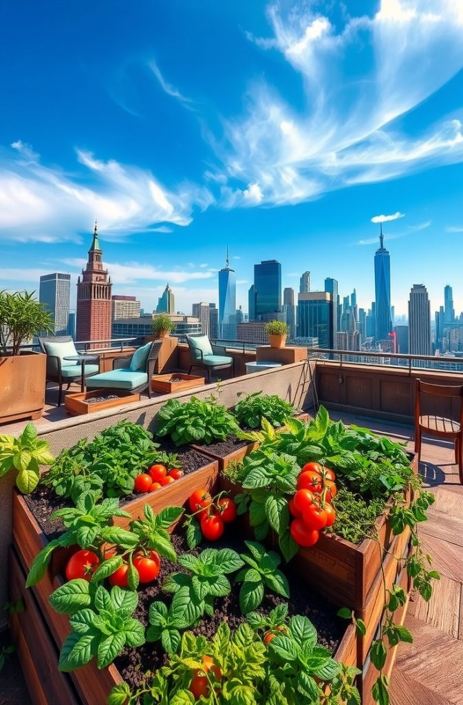 Rooftop Vegetable Garden