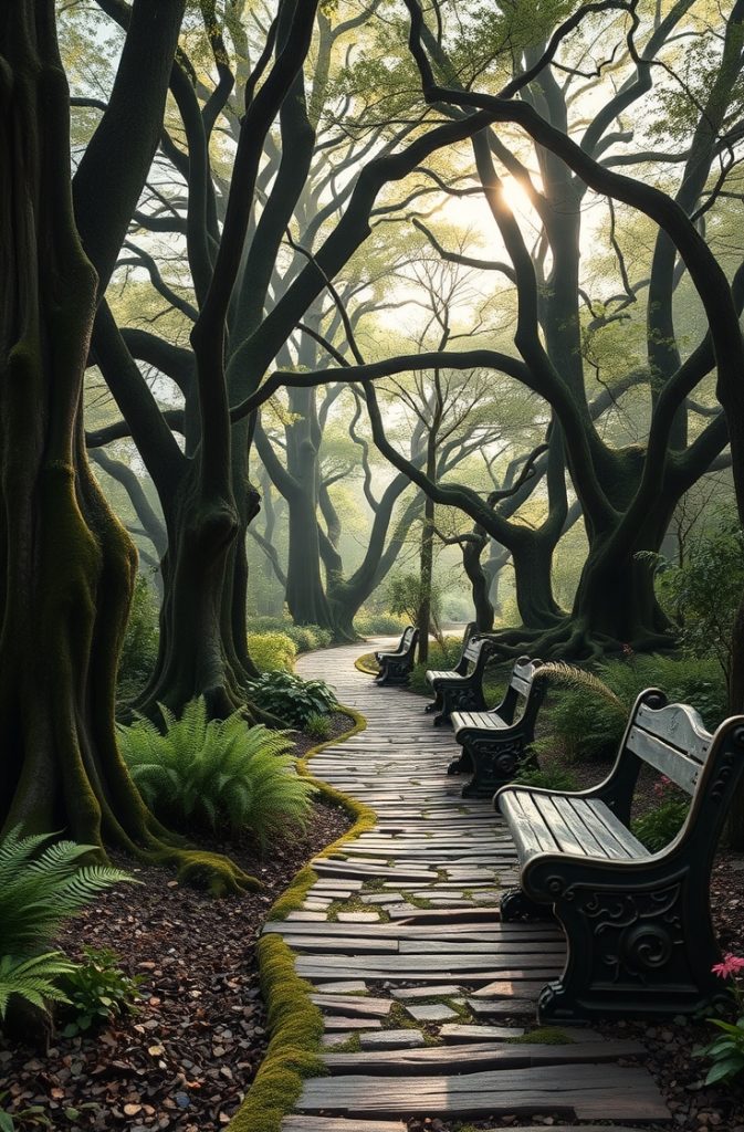 Woodland Garden for a Natural Retreat