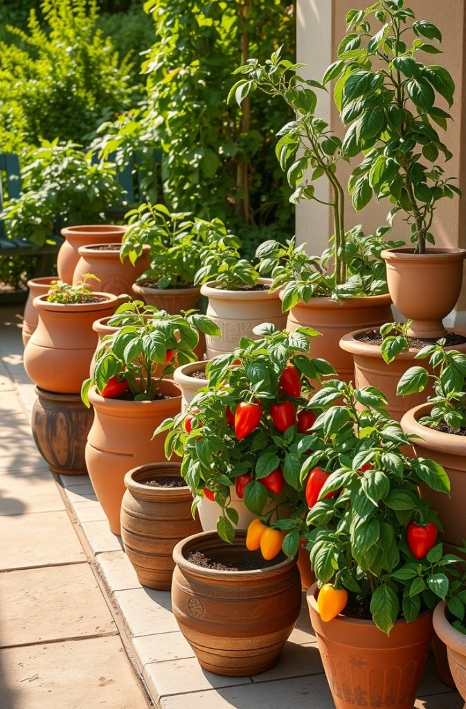 Container Vegetable Garden