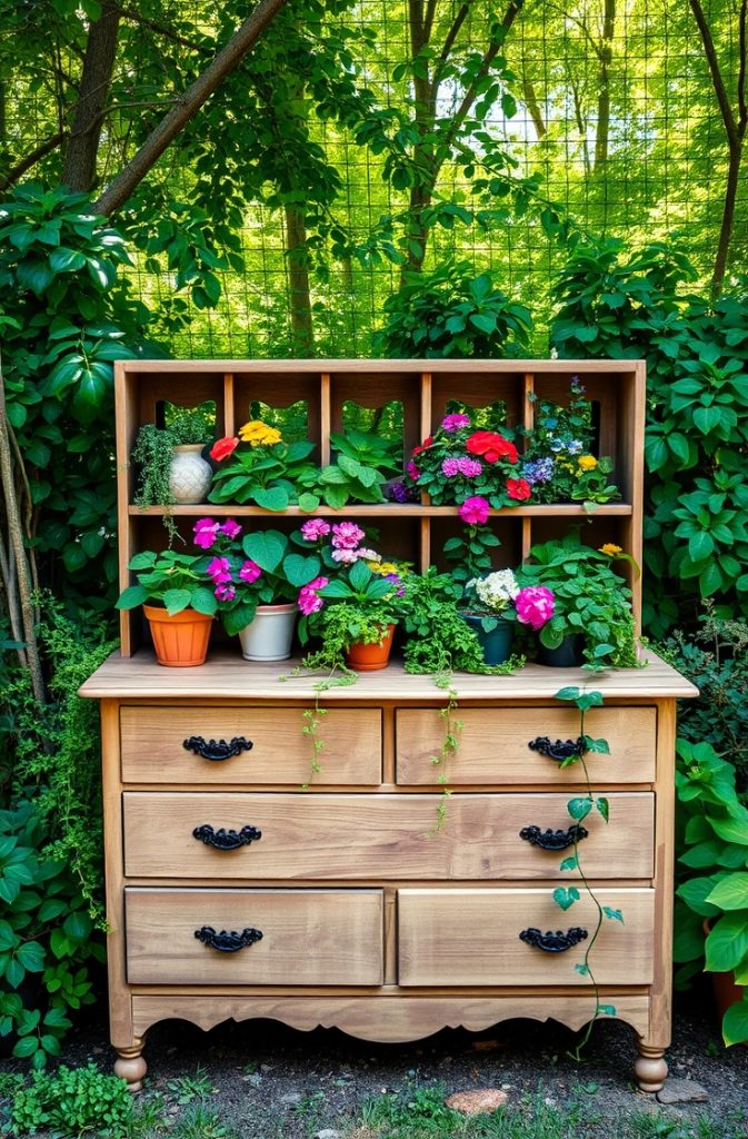 Upcycled Furniture Planter