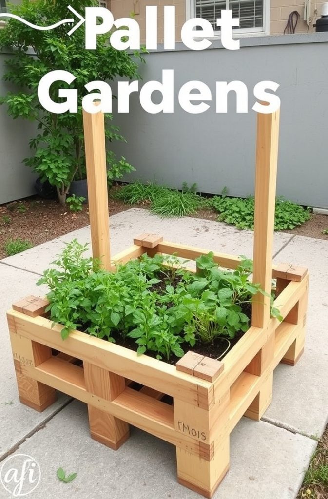 Pallet Raised Garden Beds