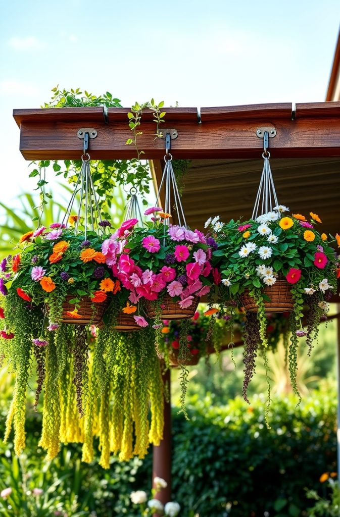 corner space flower garden decor ideas