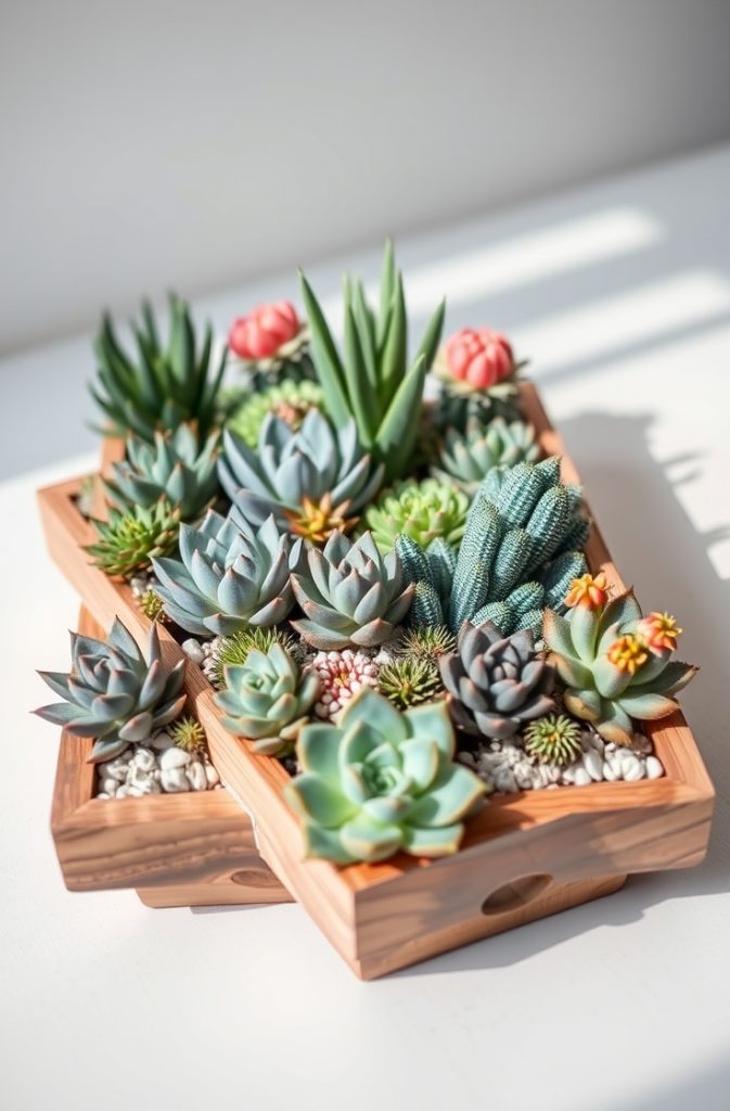 Succulent and Cacti Display