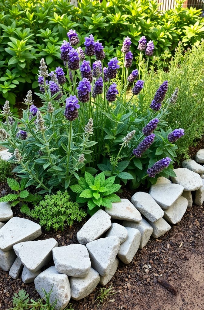 Rustic Stone Herb Garden