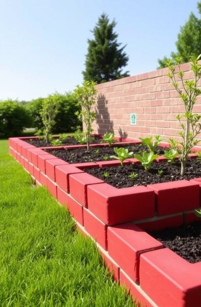 Cinder Block Raised Garden Bed