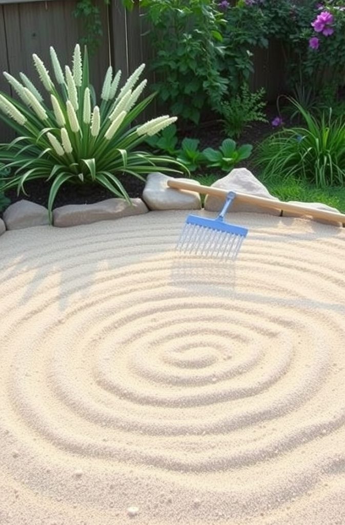 Raked Sand Meditation Space