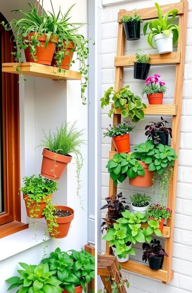 Vertical Container Gardens