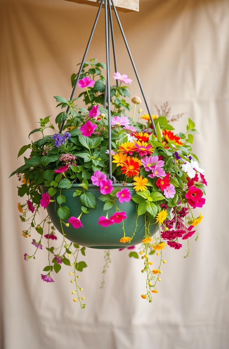 Hanging Gutter Garden