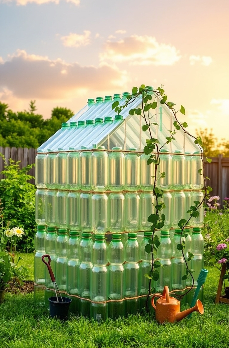 Plastic Bottle Greenhouse