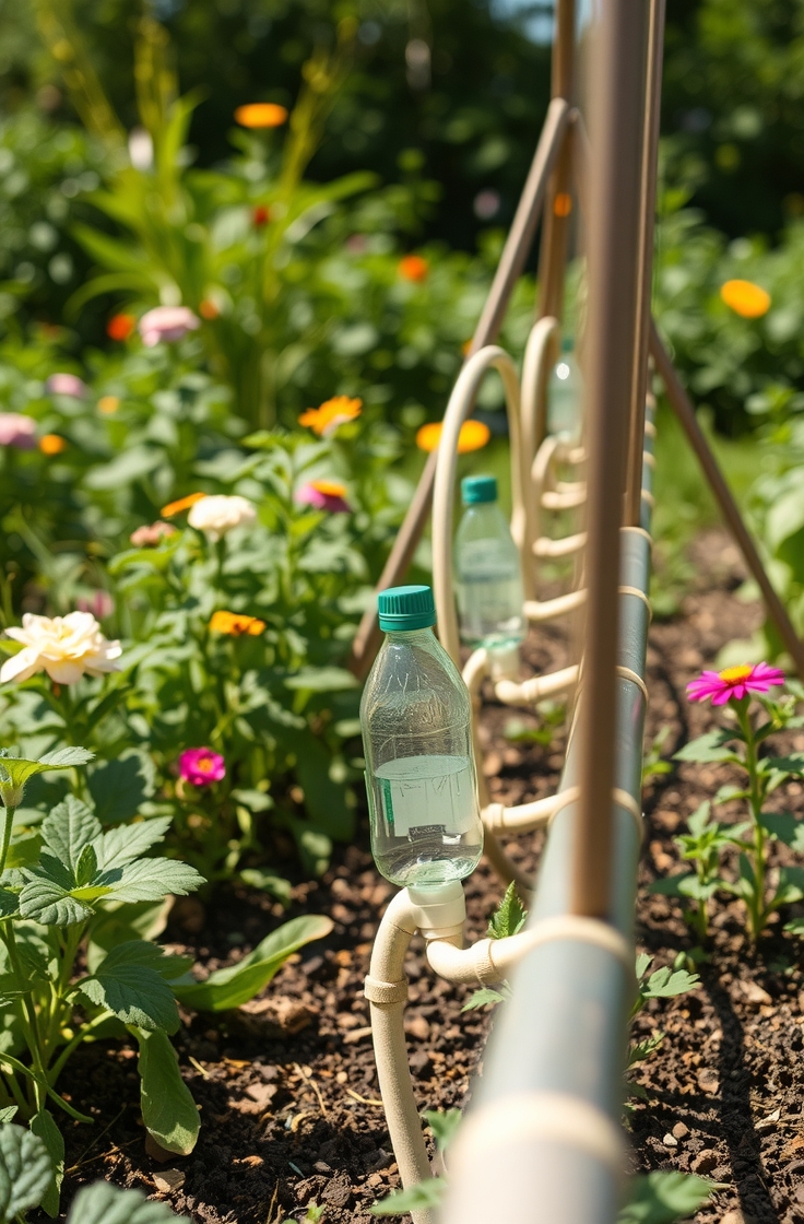 Recycled Bottle Irrigation System